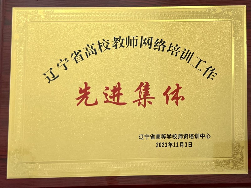 4、【喜报】我校获评2023年度辽宁省高校教师网络培训工作先进集体 (3)